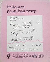 Image of Pedoman Penulisan Resep